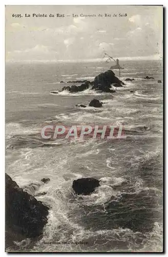 Cartes postales La Painte du Raz Les Courants du Raz de Sein