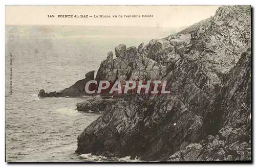 Cartes postales La Painte du Raz Le Moine vu de l'extreme Pointe