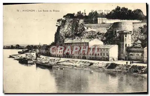 Cartes postales Avignon Les Bords du Rhone