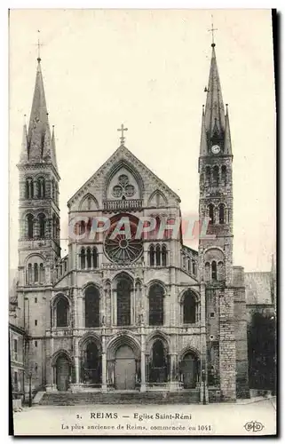 Cartes postales Reims Eglise Saint Remi