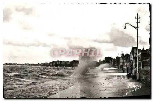 Cartes postales moderne La Cote D&#39Emeraude De Parame Saint Malo La digue un jour de maree d&#39equinoxe