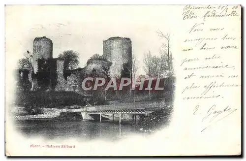 Cartes postales Niort Chateau Salbard