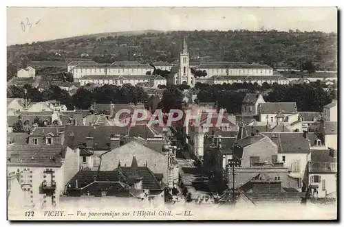 Ansichtskarte AK Vichy Vue panoramique de l&#39hopital civil