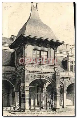 Ansichtskarte AK Moulins Ancienne residence d&#39Anne de Beaujeu Musee de Moulins