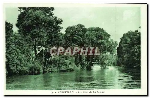 Cartes postales Abbeville Les bords de la Somme