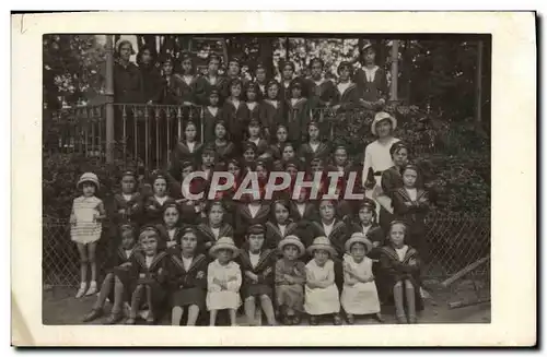 CARTE PHOTO Preventorium d&#39Ormont St Die Vosges Enfants