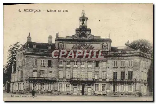 Cartes postales Alencon L&#39Hotel de Ville