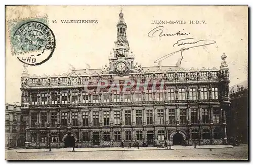 Cartes postales Valenciennes L&#39Hotel de Ville