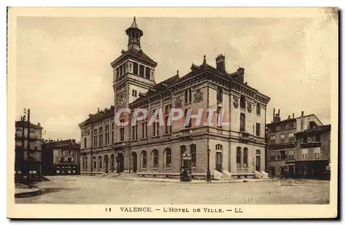 Cartes postales Valence L&#39Hotel De Ville