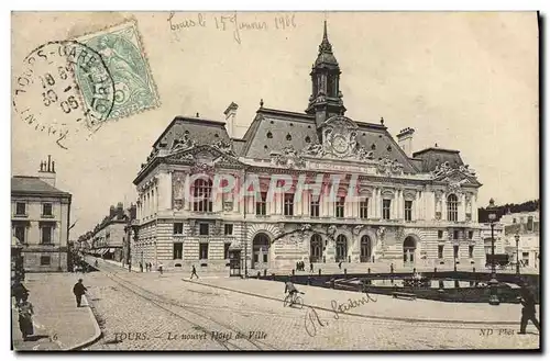 Cartes postales Tours Le nouvel hotel de ville