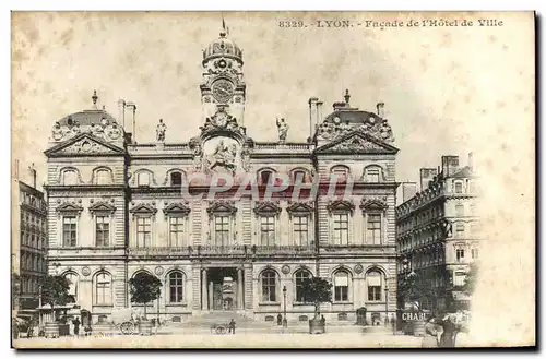 Ansichtskarte AK Lyon Facade de I&#39Hotel de Ville