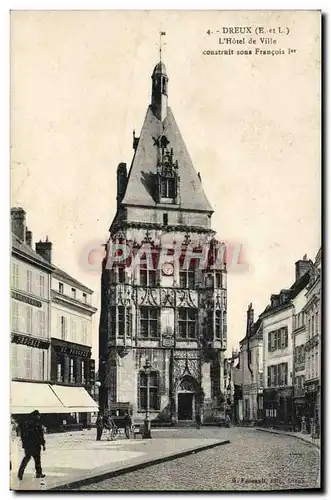 Cartes postales Dreux L&#39Hotel de Ville