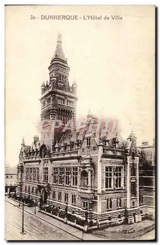 Cartes postales Dunkerque L'Hotel de Ville