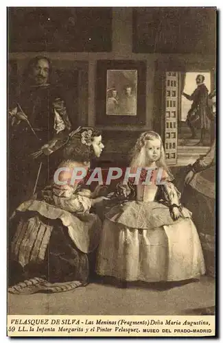 Ansichtskarte AK Velasquez De Silva Las Meninas Dona Maria Auguslina Ll La Infanta Margarita