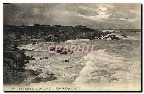 Cartes postales Les Sables D&#39Olonne Effet De Vagues