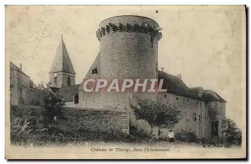 Ansichtskarte AK Chateau De Thisy Dans L&#39avallonnais