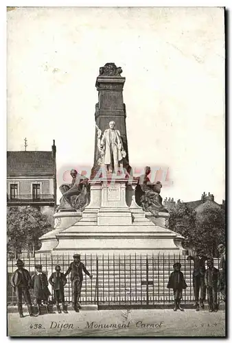 Cartes postales Dijon Monument Carnot Enfants