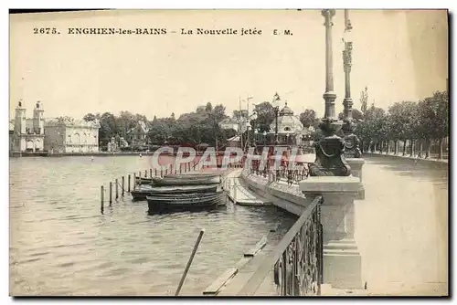 Cartes postales Enghien Les Bains La Nouvelle Jetee