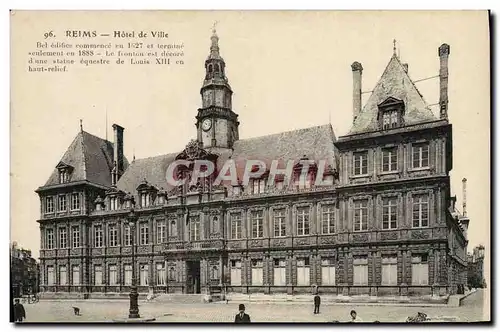 Cartes postales Reims Hotel de Ville