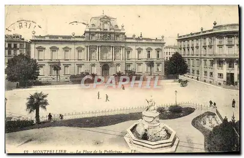 Cartes postales Montpellier La Place de la Prefecture