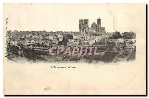 Cartes postales Panorama de Laon