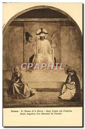 Cartes postales Firenze R Musco di S Marco Gesu Cristo nel Pretorio Beato Angelico