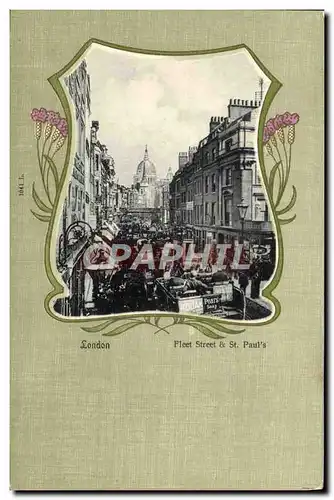 Cartes postales London Fleet Street & St Paul&#39s