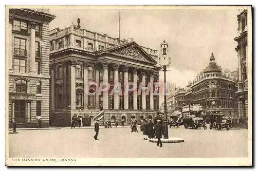 Cartes postales The Mansion House London