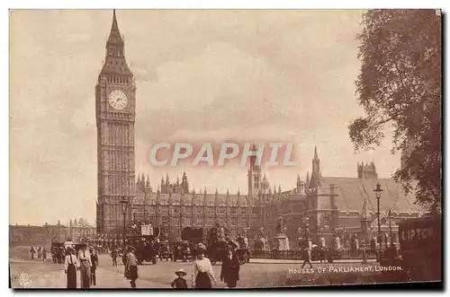 Cartes postales Houses of Parliament London