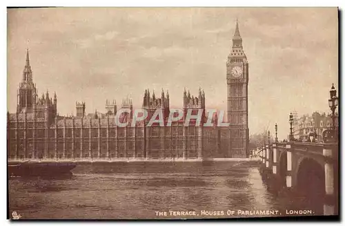 Cartes postales The Terrace Houses of Parliament London