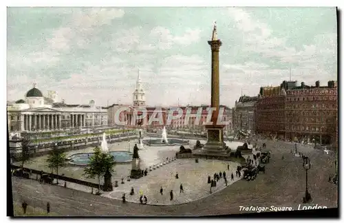 Cartes postales Trafalgar Square London