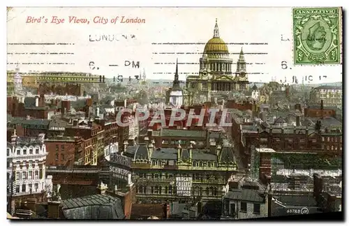 Cartes postales Bird&#39s Eye View City of London