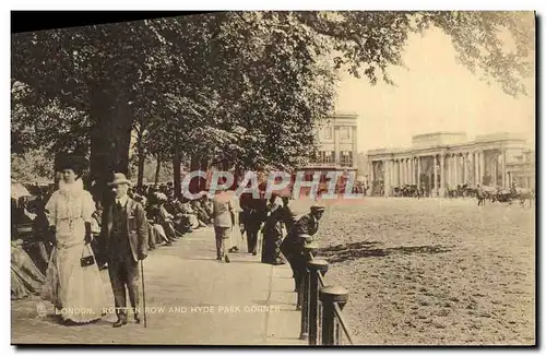 Cartes postales London Rotten Row and Hyde Park Corner