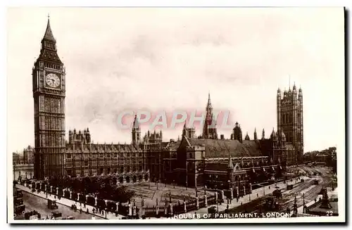 Cartes postales Houses of Parliament London