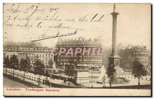 Cartes postales London Trafalgar Square