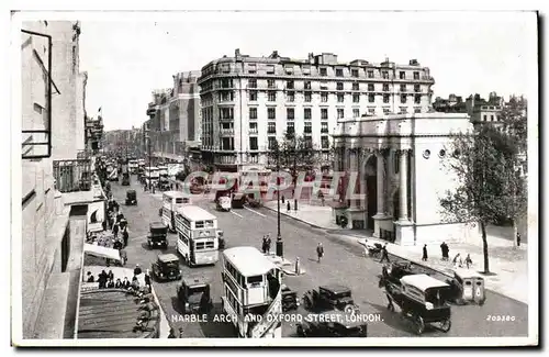 Ansichtskarte AK Marble Arch and Oxford Street London