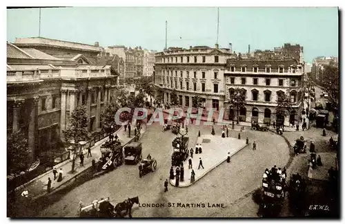 Cartes postales London St Martin&#39s Lane