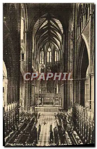 Cartes postales The Choir East Westminster Abbey London