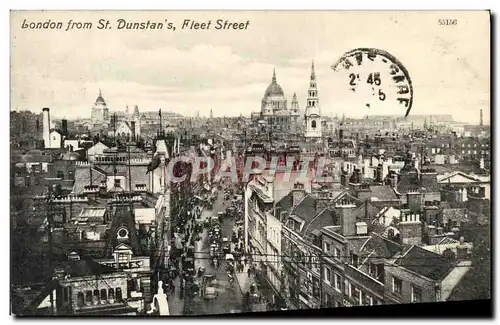 Cartes postales London from St Dunstan's Fleet Street
