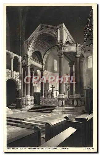 Ansichtskarte AK The High Altar Westminster Cathedral London