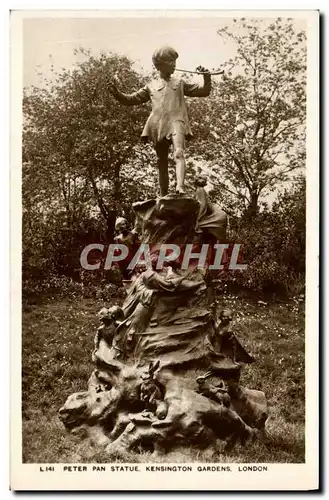 Cartes postales Peter Pan Statue Kensington Gardens London