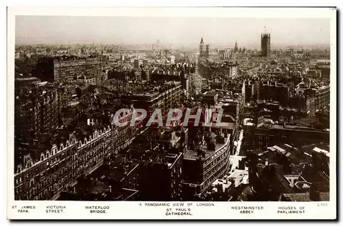 Cartes postales A Panoramic View Of London