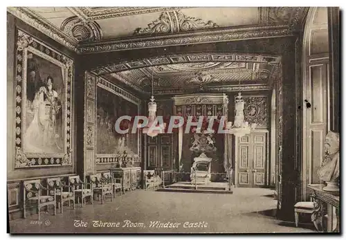 Cartes postales The Throne Room windsor Castle