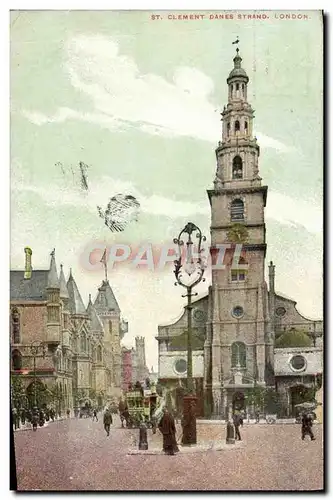 Ansichtskarte AK St Clement Danes Strand London