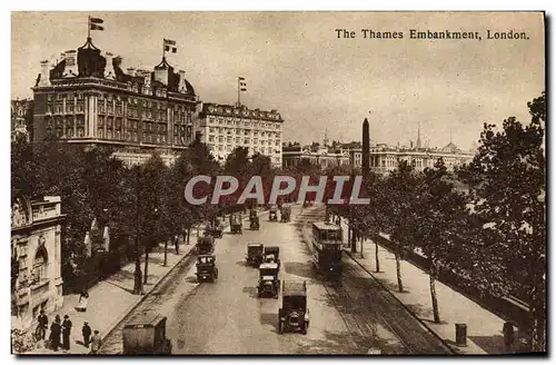 Cartes postales The Thames Embamkment London