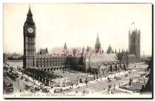 Cartes postales London The Houses Of Parliament