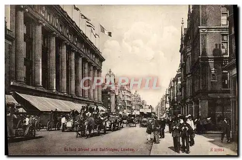 Cartes postales Oxford Street And Selfridges London