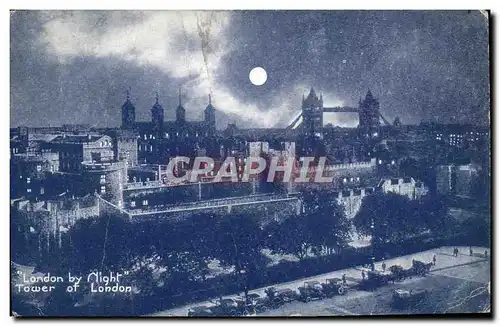 Cartes postales London Of Night London Tower Of London