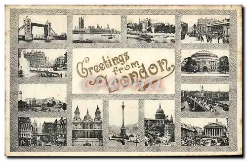 Cartes postales Greetings From London