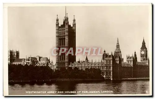 Cartes postales Westminster Abbey And Houses Of Parliament London